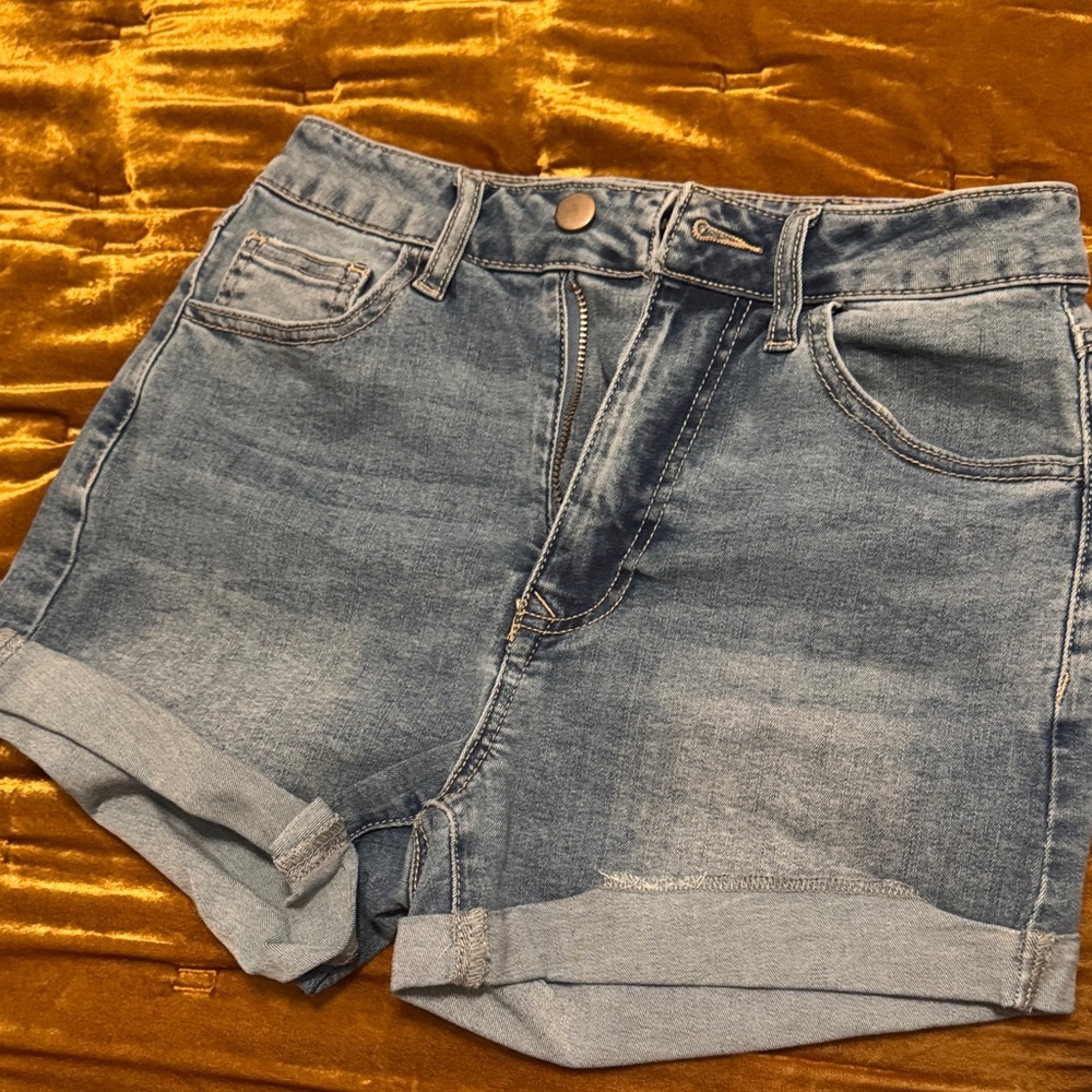 Fashion Nova Light Blue Jean Shorts